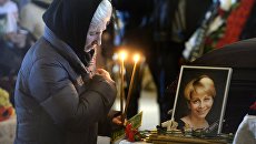 Прощание с погибшими при крушении самолета Ту-154 Прощание с погибшими при крушении самолета Ту-154