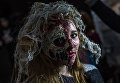 Модель во время финала конкурса Лучший гримёр года, приуроченного ко Дню Российского Гримёра Модель во время финала конкурса Лучший гримёр года, приуроченного ко Дню Российского Гримёра