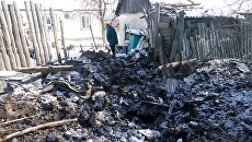 Последствия обстрелов в Донецкой области Последствия обстрелов в Донецкой области