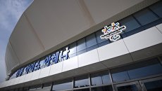 Символика Паралимпийских игр на стадионе Кёнпхо в Олимпийском парке в Пхенчхане. Архивное фото Символика Паралимпийских игр на стадионе Кёнпхо в Олимпийском парке в Пхенчхане. Архивное фото