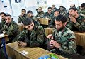 Сирийские военнослужащие на занятии в Международном противоминном центре Вооруженных Сил РФ в Алеппо Сирийские военнослужащие на занятии в Международном противоминном центре Вооруженных Сил РФ в Алеппо