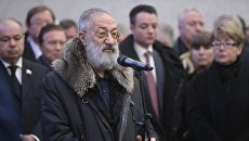 Первый вице-президент РГО Артур Чилингаров выступает на церемонии прощания с постоянным представителем РФ при ООН Виталием Чуркиным Первый вице-президент РГО Артур Чилингаров выступает на церемонии прощания с постоянным представителем РФ при ООН Виталием Чуркиным