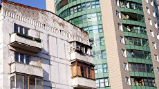 Здания в Москве. Архивное фото Здания в Москве. Архивное фото