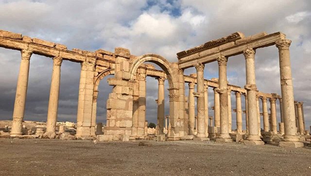 Историко-архитектурный комплекс Древней Пальмиры в сирийской провинции Хомс. Архивное фото