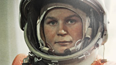 Pilot-Cosmonaut Valentina Tereshkova.  Archival photo