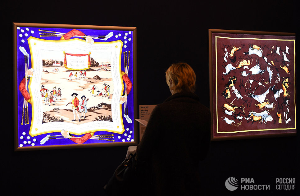 Открытие выставки Шелковый лабиринт. Редкие платки Hermes из собрания Maison Carre Foundation Открытие выставки Шелковый лабиринт. Редкие платки Hermes из собрания Maison Carre Foundation