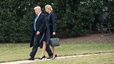 Президент США Дональд Трамп с дочерью Иванкой. Архивное фото Президент США Дональд Трамп с дочерью Иванкой. Архивное фото
