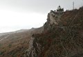 Церковь Воскресения Христова на Красной скале над поселком Форос в Крыму Церковь Воскресения Христова на Красной скале над поселком Форос в Крыму