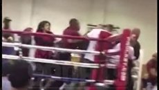 Драка на соревнованиях по боксу в Лос-Анджелесе Драка на соревнованиях по боксу в Лос-Анджелесе