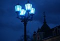 Фонари на пешеходной улице Вайнера в городе Екатеринбурге, горящие синим цветом в рамках международной акции Зажги синим Фонари на пешеходной улице Вайнера в городе Екатеринбурге, горящие синим цветом в рамках международной акции Зажги синим
