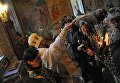 Митрополит Томский и Асиновский Ростислав в Богоявленском кафедральном соборе Томска во время освящения вербы в праздник Входа Господня в Иерусалим Митрополит Томский и Асиновский Ростислав в Богоявленском кафедральном соборе Томска во время освящения вербы в праздник Входа Господня в Иерусалим