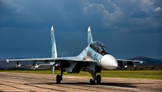 Многоцелевой истребитель Су-30СМ. Архивное фото Многоцелевой истребитель Су-30СМ. Архивное фото