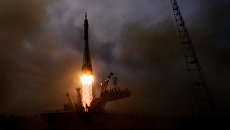 Пуск ракеты-носителя Союз-ФГ с транспортным пилотируемым кораблем Союз МС-04 с космодрома Байконур Пуск ракеты-носителя Союз-ФГ с транспортным пилотируемым кораблем Союз МС-04 с космодрома Байконур