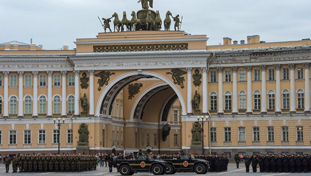 В Петербурге прошла первая репетиция воздушного Парада