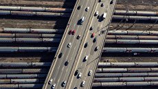 Рижская эстакада в Москве Рижская эстакада в Москве