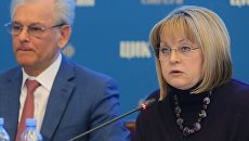 Элла Памфилова и Николай Булаев на заседании ЦИК РФ. 15 мая 2017 Элла Памфилова и Николай Булаев на заседании ЦИК РФ. 15 мая 2017