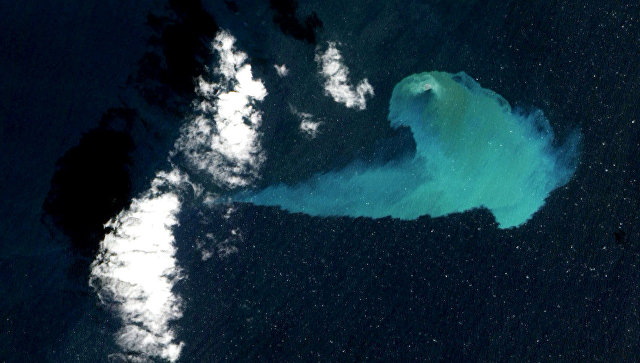 Подводное извержение вулкана Эль-Иерро