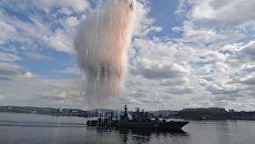 Большой противолодочный корабль Североморск. Архивное фото Большой противолодочный корабль Североморск. Архивное фото