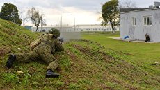 Военнослужащий российской военной базы в Абхазии. Архивное фото Военнослужащий российской военной базы в Абхазии. Архивное фото