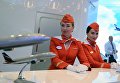 Стенд компании Аэрофлот на выставке в рамках Санкт-Петербургского международного экономического форума 2017 Стенд компании Аэрофлот на выставке в рамках Санкт-Петербургского международного экономического форума 2017