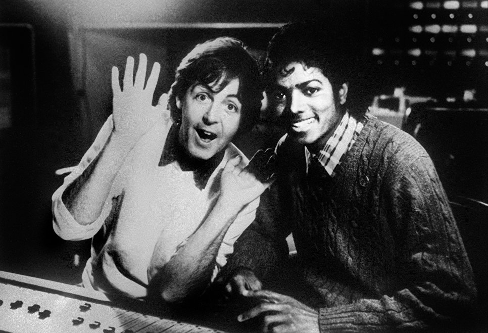 Пол Маккартни и Майкл Джексон. 1983 год Пол Маккартни и Майкл Джексон. 1983 год