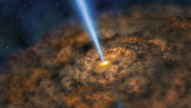 Ученые NASA в первый раз измерили диаметр «бублика» темных дыр
