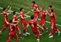 Игроки сборной России радуются забитому мячу во время матча Кубка конфедераций-2017 по футболу между сборными России и Новой Зеландии в Санкт-Петербурге. 17 июня 2017 Игроки сборной России радуются забитому мячу во время матча Кубка конфедераций-2017 по футболу между сборными России и Новой Зеландии в Санкт-Петербурге. 17 июня 2017