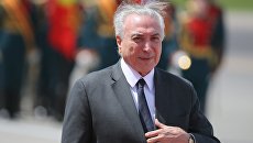 Президент Федеративной Республики Бразилии Мишел Темер. Архивное фото Президент Федеративной Республики Бразилии Мишел Темер. Архивное фото