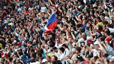 Болельщики во время матча Кубка конфедераций-2017 Болельщики во время матча Кубка конфедераций-2017