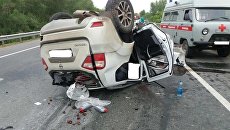 ДТП на 27 километре автодороги «Обводная г. Самара» ДТП на 27 километре автодороги «Обводная г. Самара»