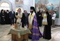 Молебен перед началом церемонии открытия Сергиевского подворья в Иерусалиме Молебен перед началом церемонии открытия Сергиевского подворья в Иерусалиме