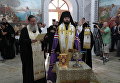 Молебен перед началом церемонии открытия Сергиевского подворья в Иерусалиме Молебен перед началом церемонии открытия Сергиевского подворья в Иерусалиме