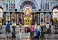 Верующие в Морском Никольском соборе Кронштадта Верующие в Морском Никольском соборе Кронштадта