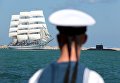 Во время празднования Дня Военно-морского флота России в Севастополе. 30 июля 2017 Во время празднования Дня Военно-морского флота России в Севастополе. 30 июля 2017