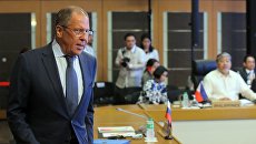 Министр иностранных дел РФ Сергей Лавров во время встречи с министрами иностранных дел стран-участниц АСЕАН. 6 августа 2017 Министр иностранных дел РФ Сергей Лавров во время встречи с министрами иностранных дел стран-участниц АСЕАН. 6 августа 2017