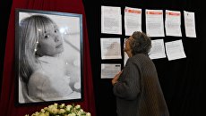 На церемонии прощания с актрисой Верой Глаголевой в Центральном доме кино в Москве. 19 августа 2017 На церемонии прощания с актрисой Верой Глаголевой в Центральном доме кино в Москве. 19 августа 2017