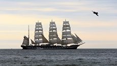 Барк Крузенштерн. Архивное фото Барк Крузенштерн. Архивное фото