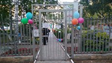 Детский сад во дворе дома № 41 по улице Советской в Екатеринбурге, где произошла стрельба. 1 сентября 2017 Детский сад во дворе дома № 41 по улице Советской в Екатеринбурге, где произошла стрельба. 1 сентября 2017