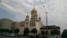 Русский собор в Сан-Франциско. Архивное фото Русский собор в Сан-Франциско. Архивное фото