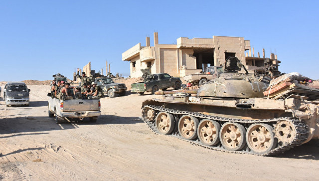Сирийские военные в Дейр-эз-Зоре. Архивное фото