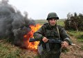 Военнослужащий во время тактических учений Запад-2017 Военнослужащий во время тактических учений Запад-2017