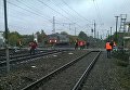 Ликвидация последствий столкновения автобуса и поезда на железнодорожном переезде во Владимирской области Ликвидация последствий столкновения автобуса и поезда на железнодорожном переезде во Владимирской области
