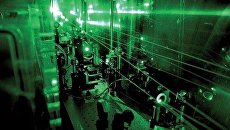 Часть экспериментальной установки, использованной для измерения размера протона Часть экспериментальной установки, использованной для измерения размера протона