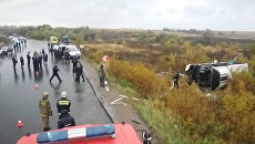 Автобус с 39 пассажирами перевернулся в Подмосковье. Видео с места ЧП Автобус с 39 пассажирами перевернулся в Подмосковье. Видео с места ЧП
