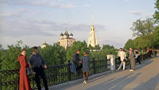 Город Рязань. Архивное фото Город Рязань. Архивное фото
