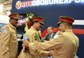Посетители возле стенда компании Рособоронэкспорт на международной оборонной выставке BIDEC-2017 в Бахрейне Посетители возле стенда компании Рособоронэкспорт на международной оборонной выставке BIDEC-2017 в Бахрейне