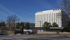 Здание посольства России в США. Архивное фото Здание посольства России в США. Архивное фото