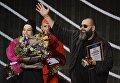 Певица Наргиз Закирова и композитор и продюсер Максим Фадеев на XXII церемонии вручения музыкальной премии Золотой Граммофон в Государственном Кремлёвском Дворце Певица Наргиз Закирова и композитор и продюсер Максим Фадеев на XXII церемонии вручения музыкальной премии Золотой Граммофон в Государственном Кремлёвском Дворце