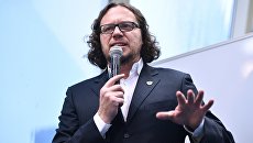Бизнесмен Сергей Полонский на пресс-конференции в Москве. 14 ноября 2017 Бизнесмен Сергей Полонский на пресс-конференции в Москве. 14 ноября 2017