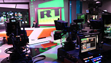 Студия телеканала RT в Москве Студия телеканала RT в Москве